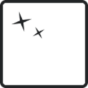 Glänzende Oberfläche