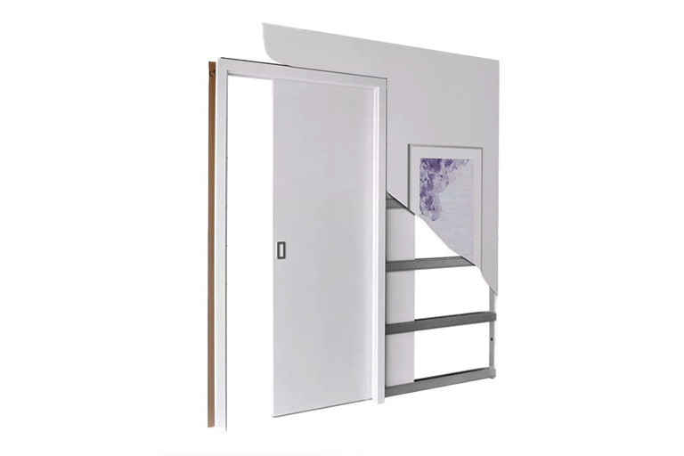 An der Wand montiert