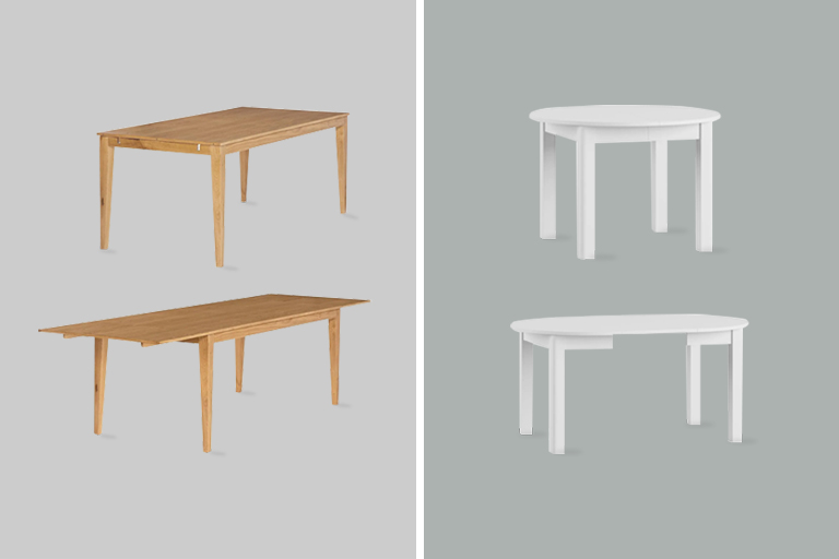 Tisch mit zusätzlicher Verlängerung