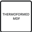 Thermogeformtes MDF